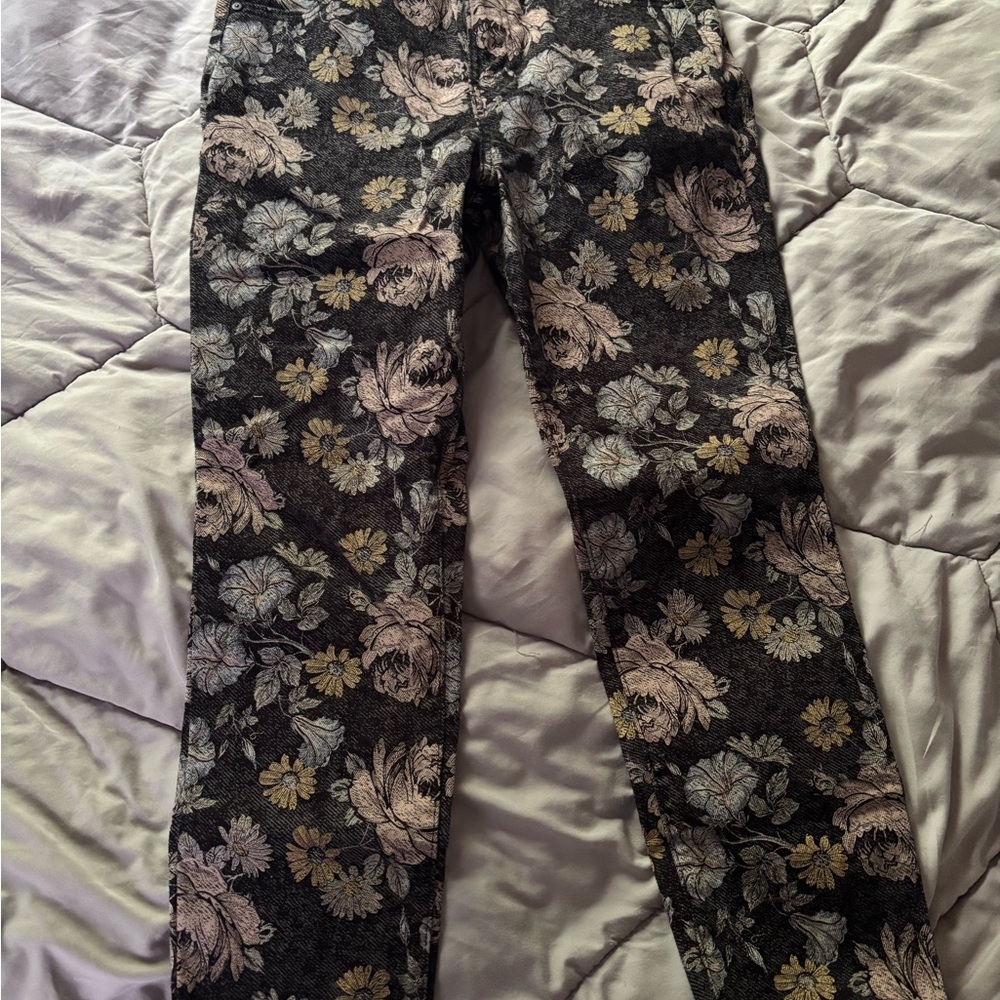 Celebrity Pink Black and Gray Straight Leg Jeans